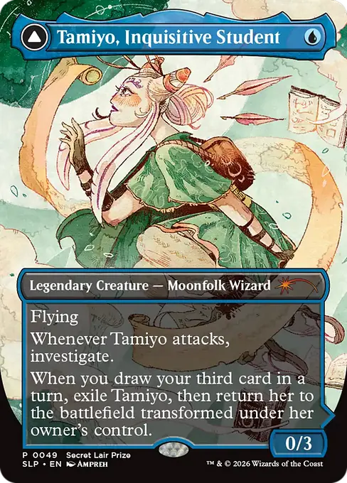 Tamiyo, Inquisitive Student // Tamiyo, Seasoned Scholar