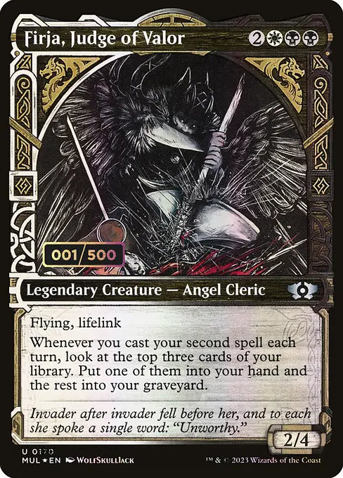Firja, Judge of Valor