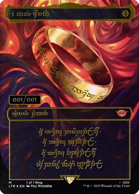 The One Ring, Traditional foil serialized 001/001